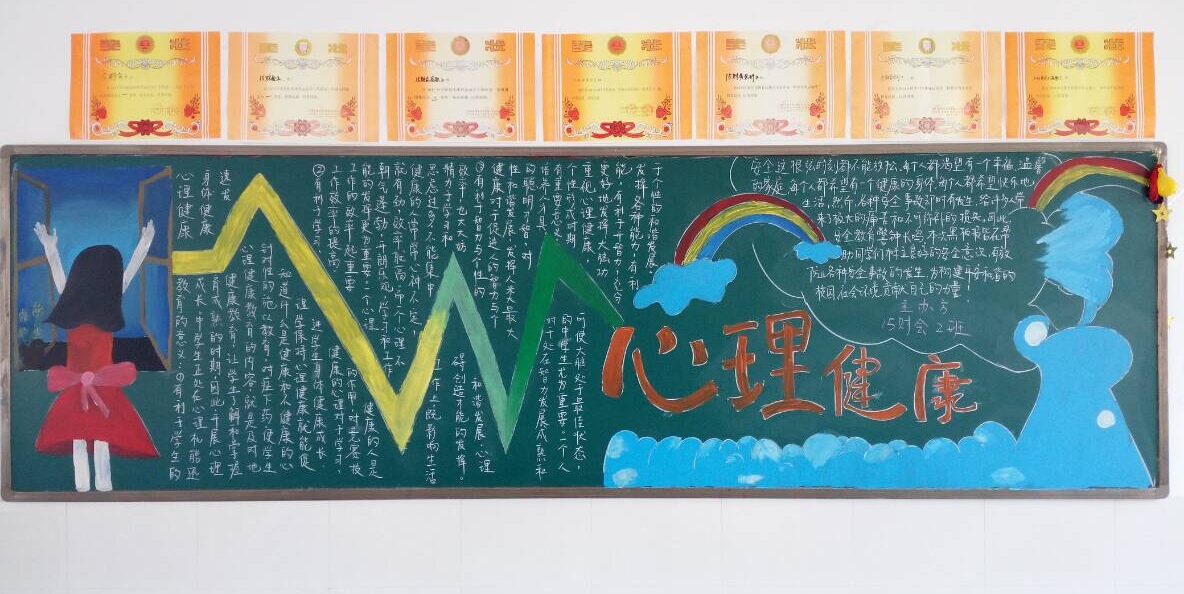 红十字会仁爱精神黑板报